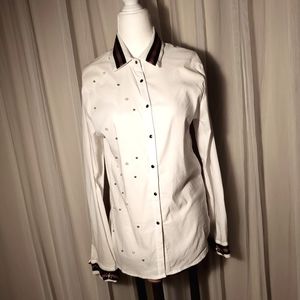 BLUE X  SPACE desinger top.sz m